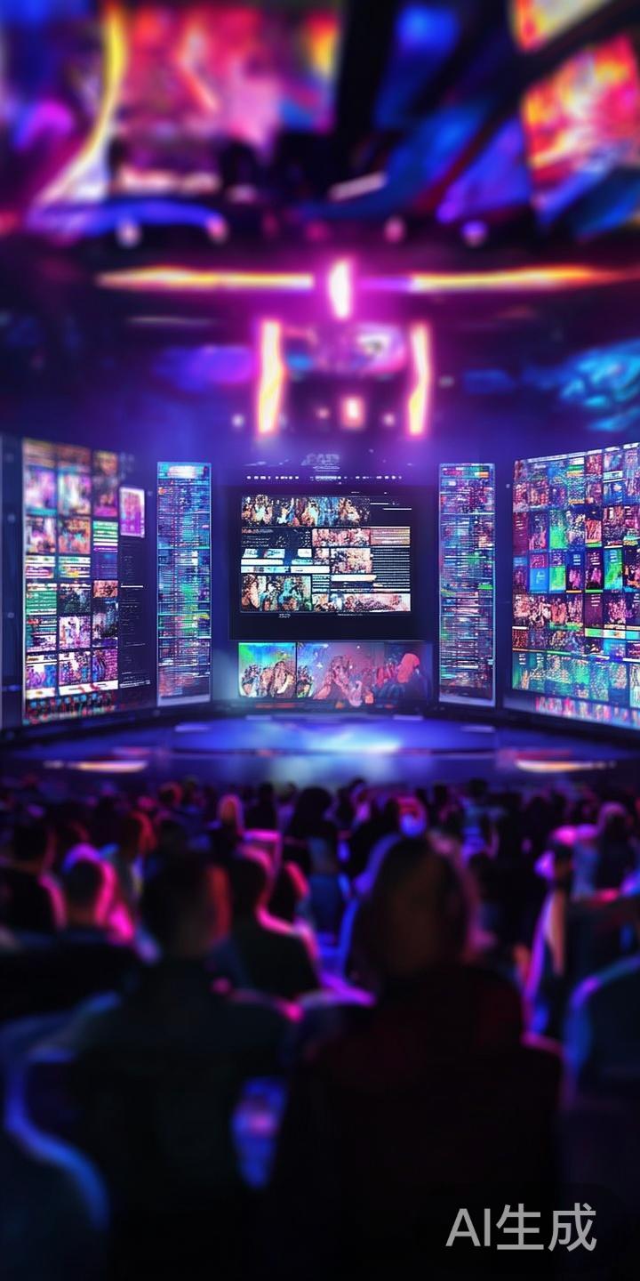 以某次英雄联盟赛事为例，比赛期间，平台推出了弹幕互