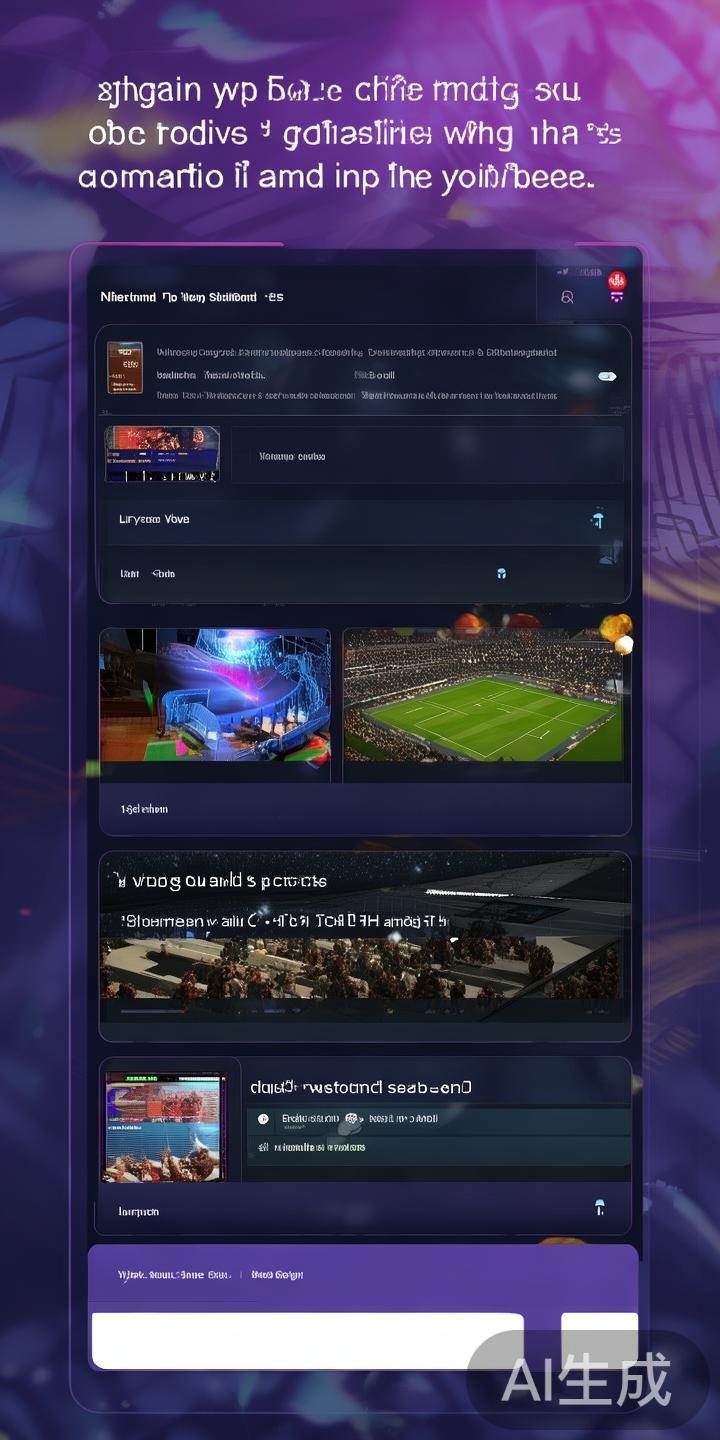 基础导航：登录后，主界面通常会显示赛事信息、直播内
